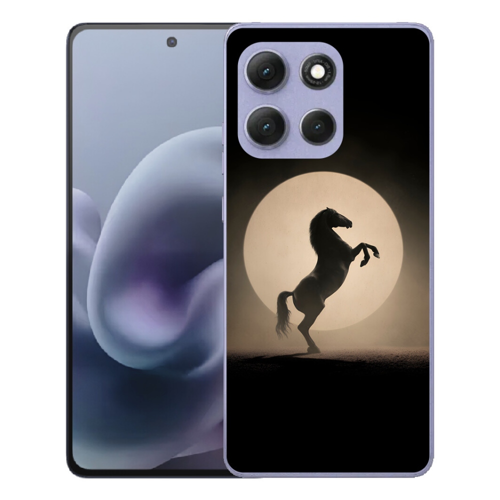 mmCase gél tok a Motorola Moto G86 Power 5G-hez – ló sziluettje