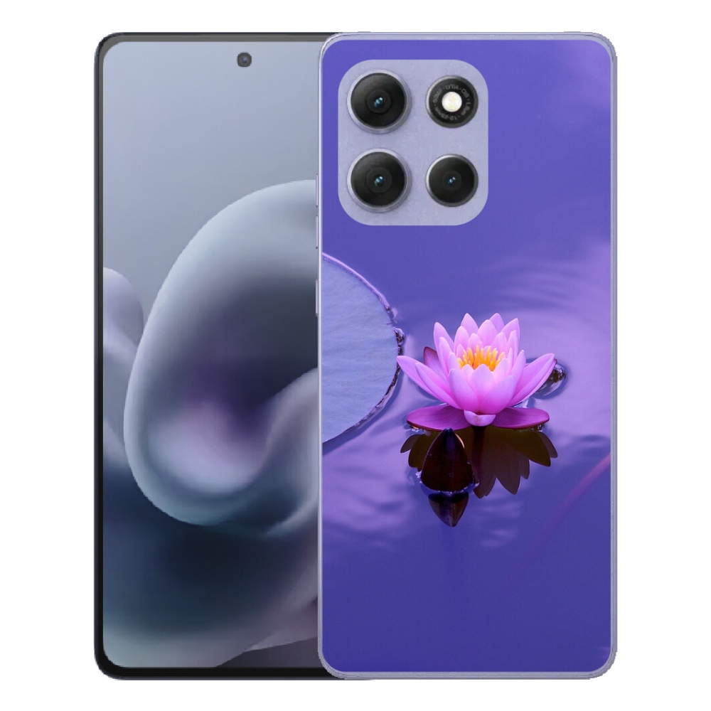 mmCase géltok a Motorola Moto G86 Power 5G-hez – virág a víz felszínén