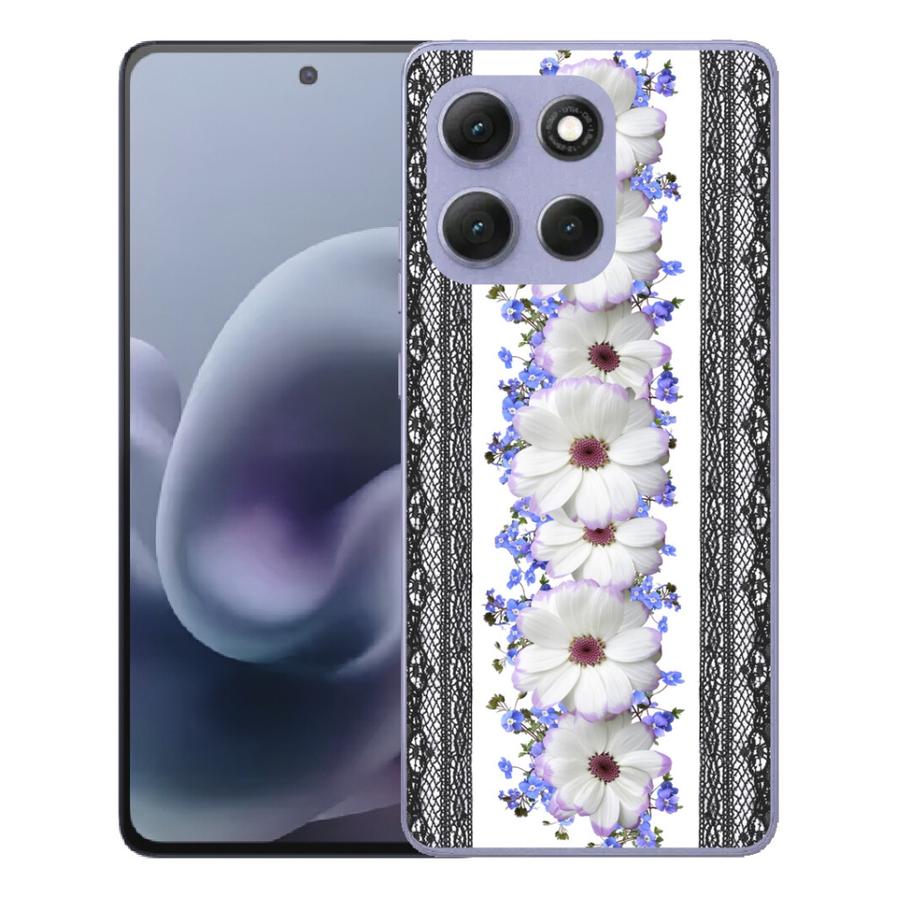 mmCase gél tok a Motorola Moto G86 Power 5G-hez – virágok 8