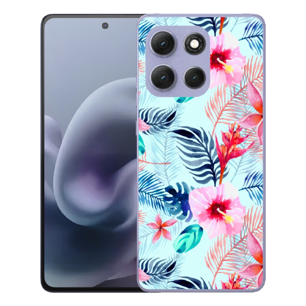 mmCase gél tok a Motorola Moto G86 Power 5G-hez – virágok