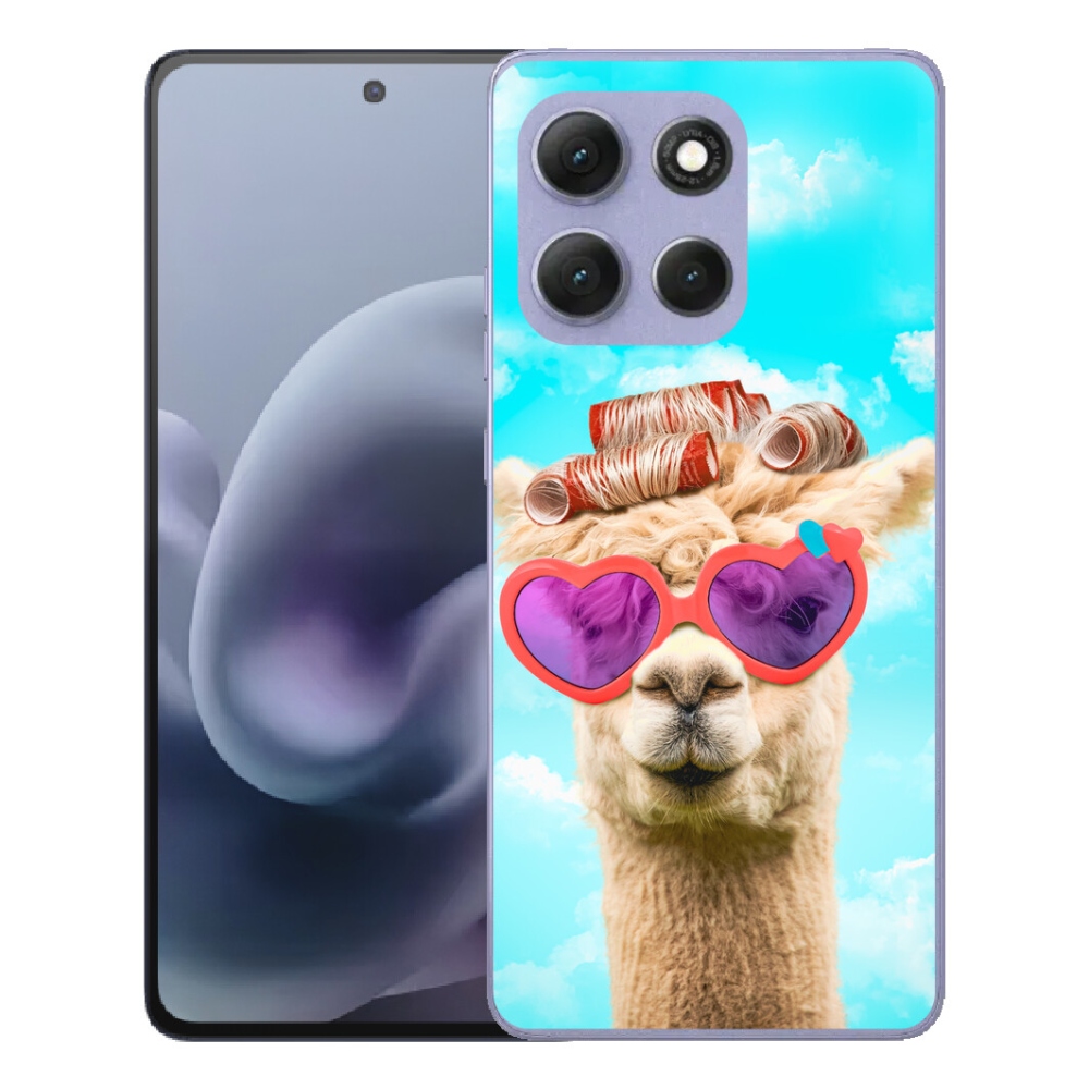 mmCase gél tok a Motorola Moto G86 Power 5G-hez – szemüveges láma