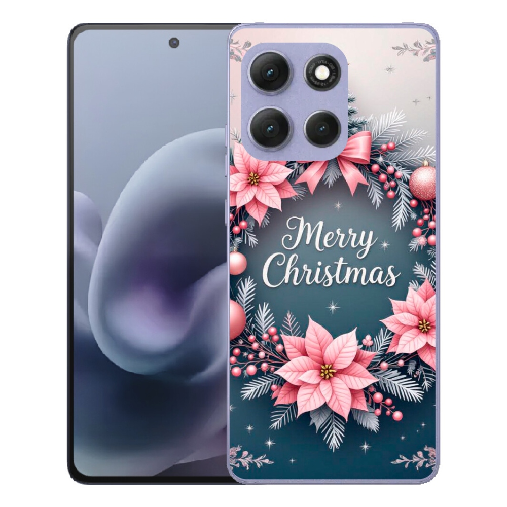 mmCase gélhuzat a Motorola Moto G86 Power 5G-hez – boldog karácsonyt