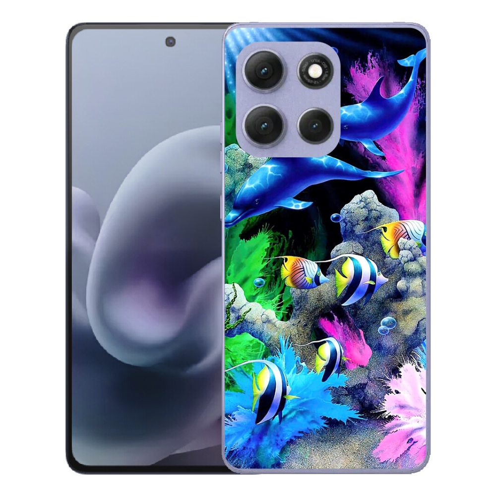 mmCase gélhuzat a Motorola Moto G86 Power 5G-hez – tengeri világ