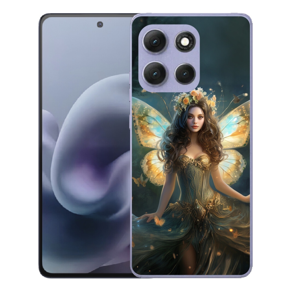 mmCase gélhuzat a Motorola Moto G86 Power 5G-hez – pillangós nő