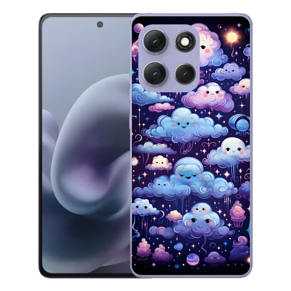 mmCase géltok a Motorola Moto G86 Power 5G-hez – felhőmintás