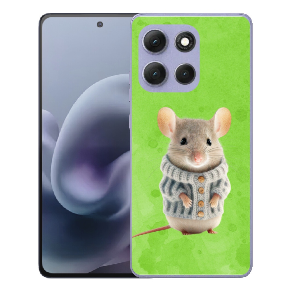 mmCase gélhuzat a Motorola Moto G86 Power 5G-hez – egér pulóverben