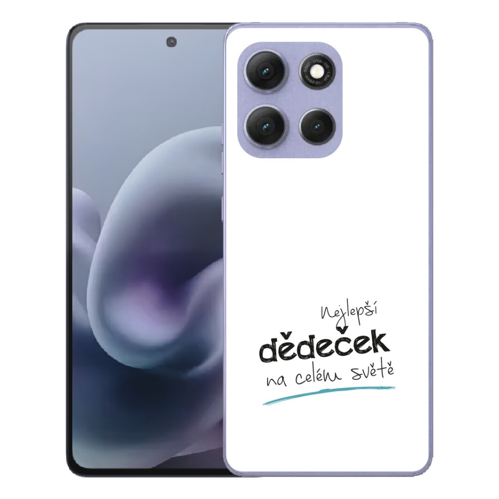 mmCase géltok a Motorola Moto G86 Power 5G-hez – a legjobb „nagypapa” 3 fehér háttérrel