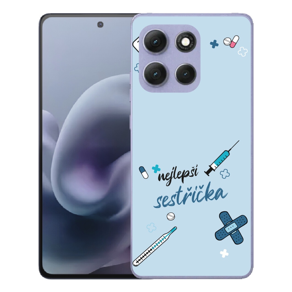mmCase géltok a Motorola Moto G86 Power 5G-hez – a legjobb kiegészítő kék háttérrel