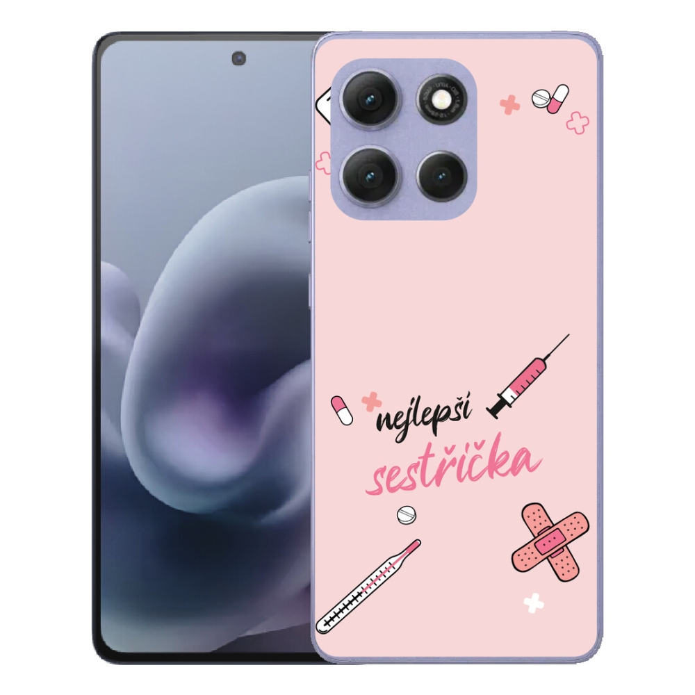 mmCase gél tok a Motorola Moto G86 Power 5G-hez – a rózsaszín háttér legjobb kiegészítője