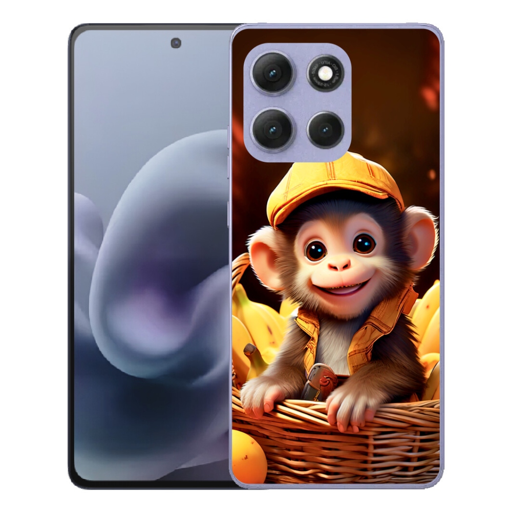 mmCase gél tok a Motorola Moto G86 Power 5G-hez – majom a kosárban