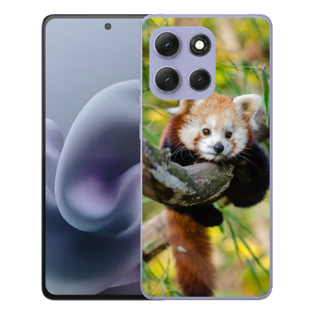 mmCase gél tok a Motorola Moto G86 Power 5G-hez – vörös panda
