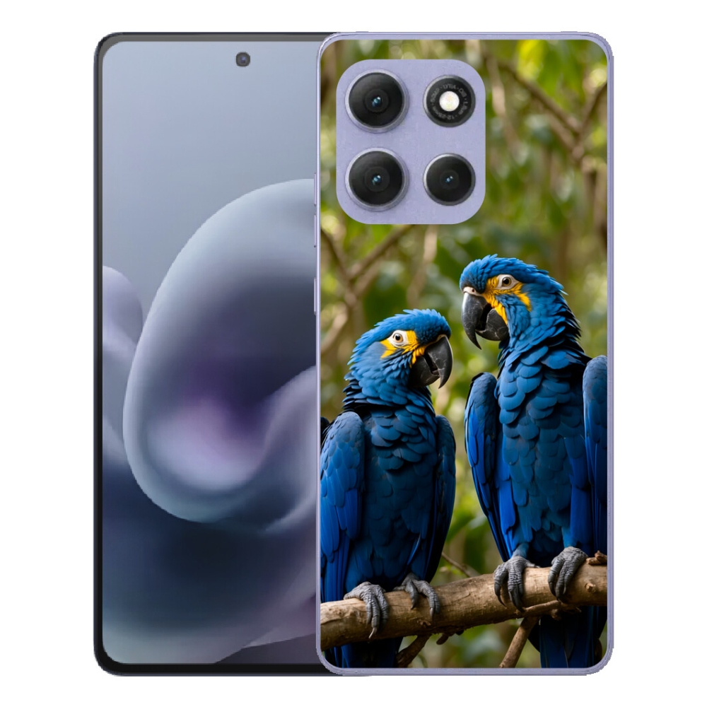 mmCase gél tok a Motorola Moto G86 Power 5G-hez – papagáj-duó