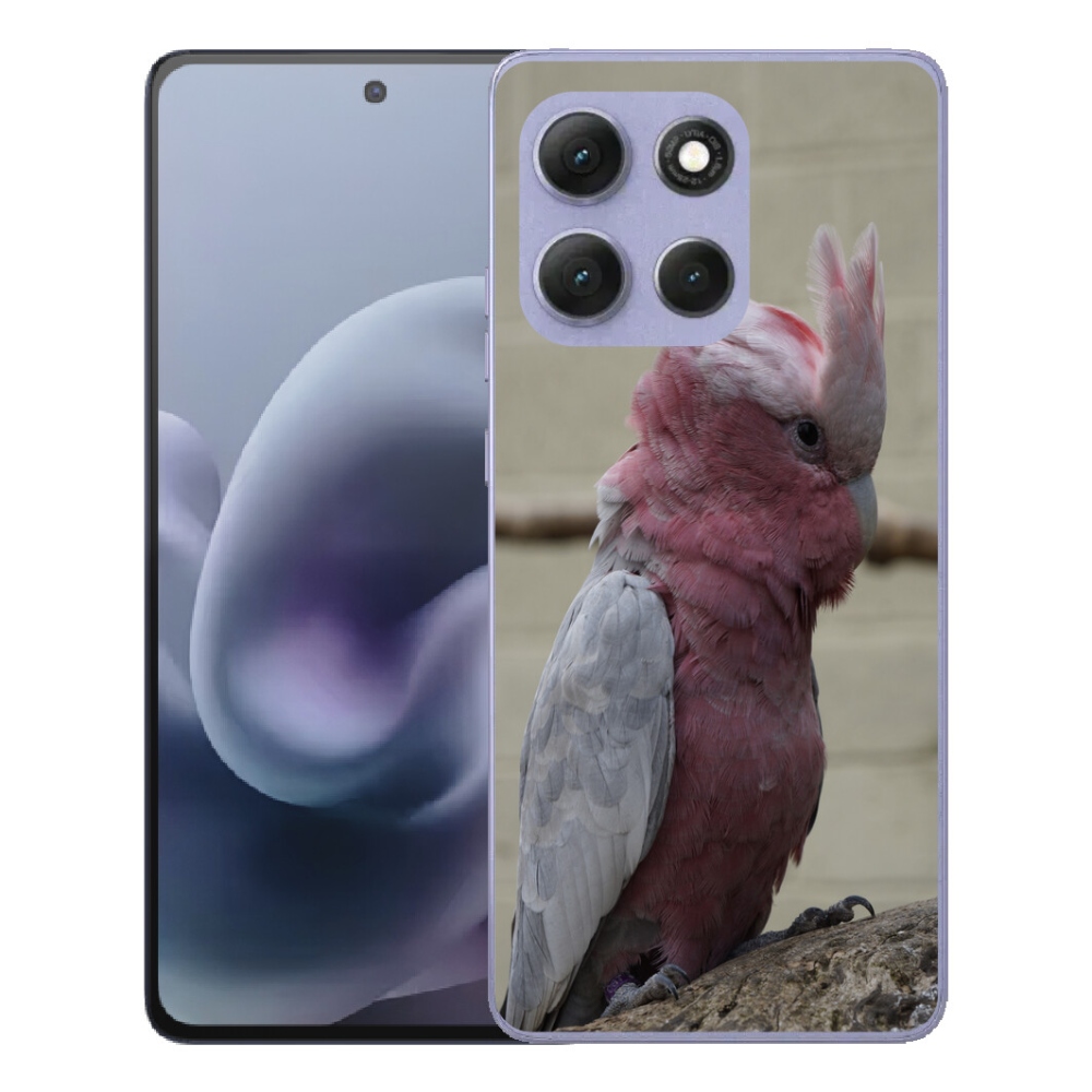 mmCase géltok a Motorola Moto G86 Power 5G-hez – rózsaszín kakadu papagáj