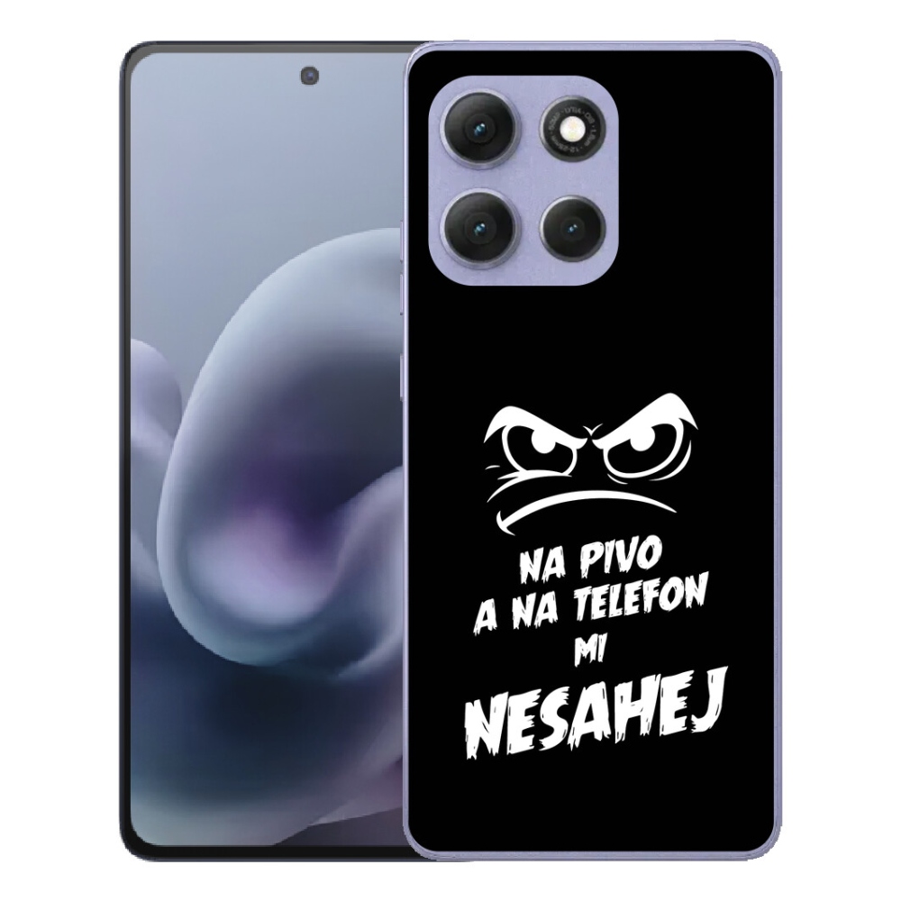 mmCase géltok a Motorola Moto G86 Power 5G-hez – sörös motívum 2, fekete háttérrel