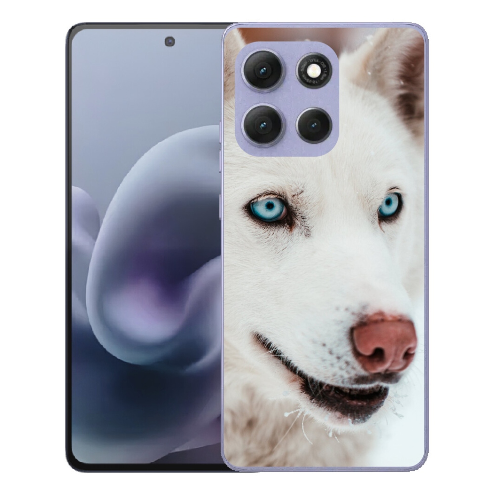 mmCase gél tok a Motorola Moto G86 Power 5G-hez – kutyaszemszögből