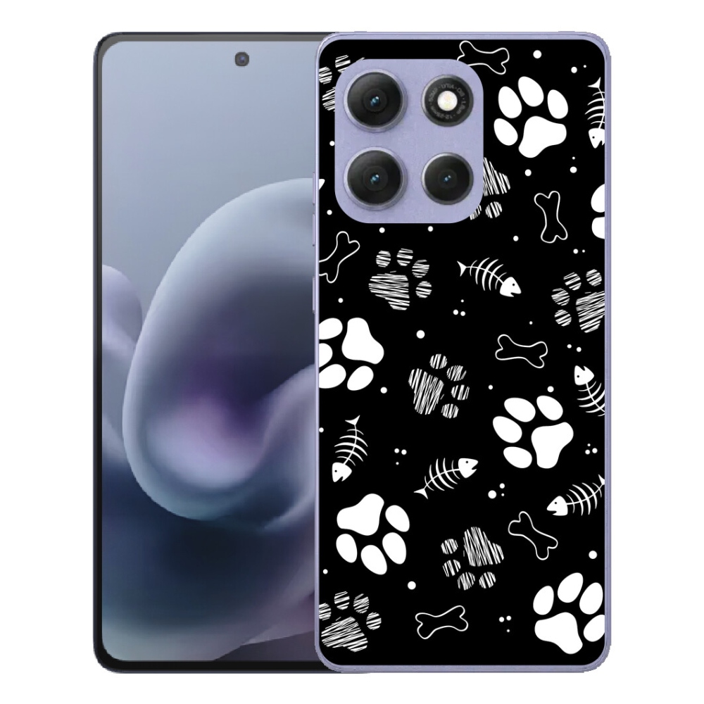 mmCase gél tok a Motorola Moto G86 Power 5G-hez – kutyamancsok