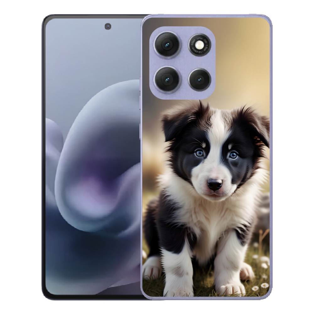 mmCase gél tok a Motorola Moto G86 Power 5G-hez – aranyos border collie