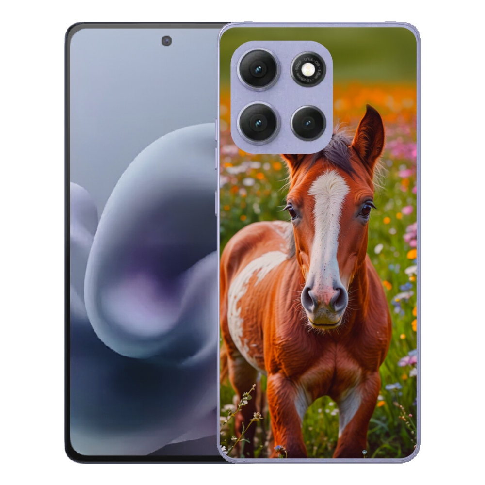 mmCase gél tok a Motorola Moto G86 Power 5G-hez – aranyos csikó