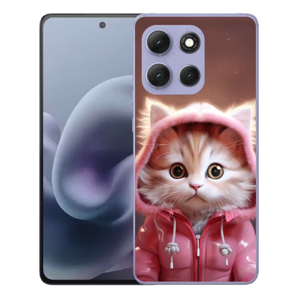 mmCase gél tok a Motorola Moto G86 Power 5G-hez – aranyos cica 3