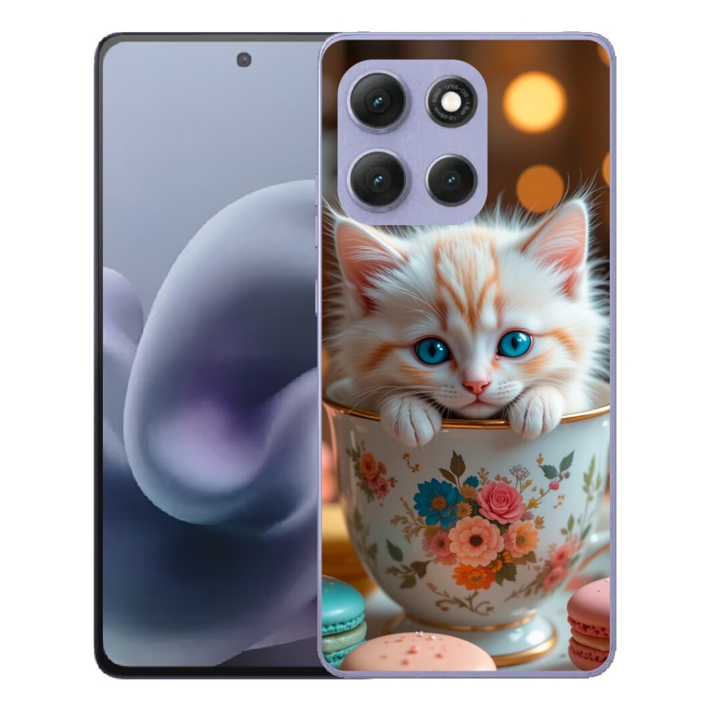 mmCase gél tok a Motorola Moto G86 Power 5G-hez – aranyos cica 6