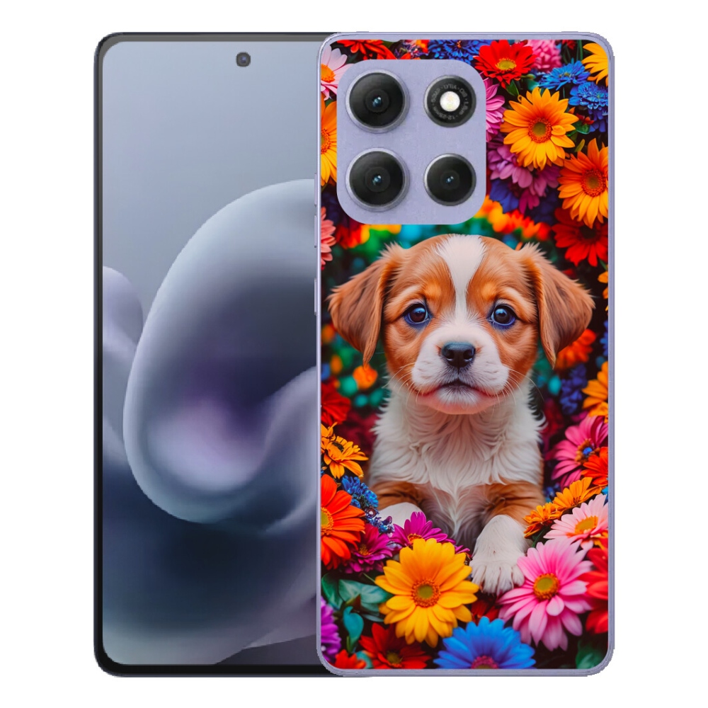 mmCase gél tok a Motorola Moto G86 Power 5G-hez – aranyos kiskutya