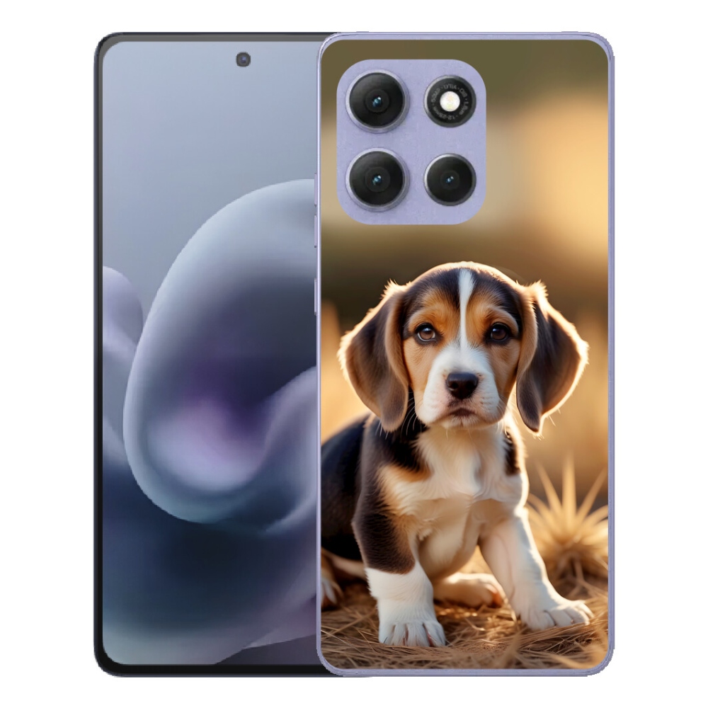 mmCase gél tok a Motorola Moto G86 Power 5G-hez – aranyos beagle