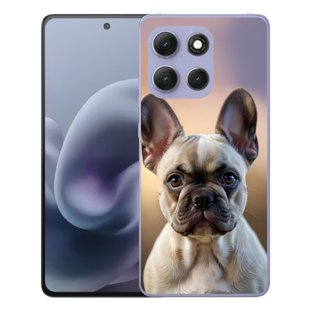 mmCase gél tok a Motorola Moto G86 Power 5G-hez – aranyos francia buldog