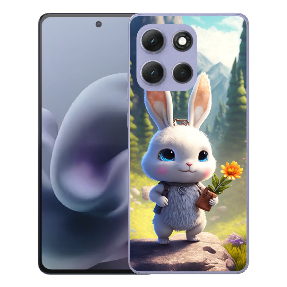 mmCase gél tok a Motorola Moto G86 Power 5G-hez – aranyos nyuszi