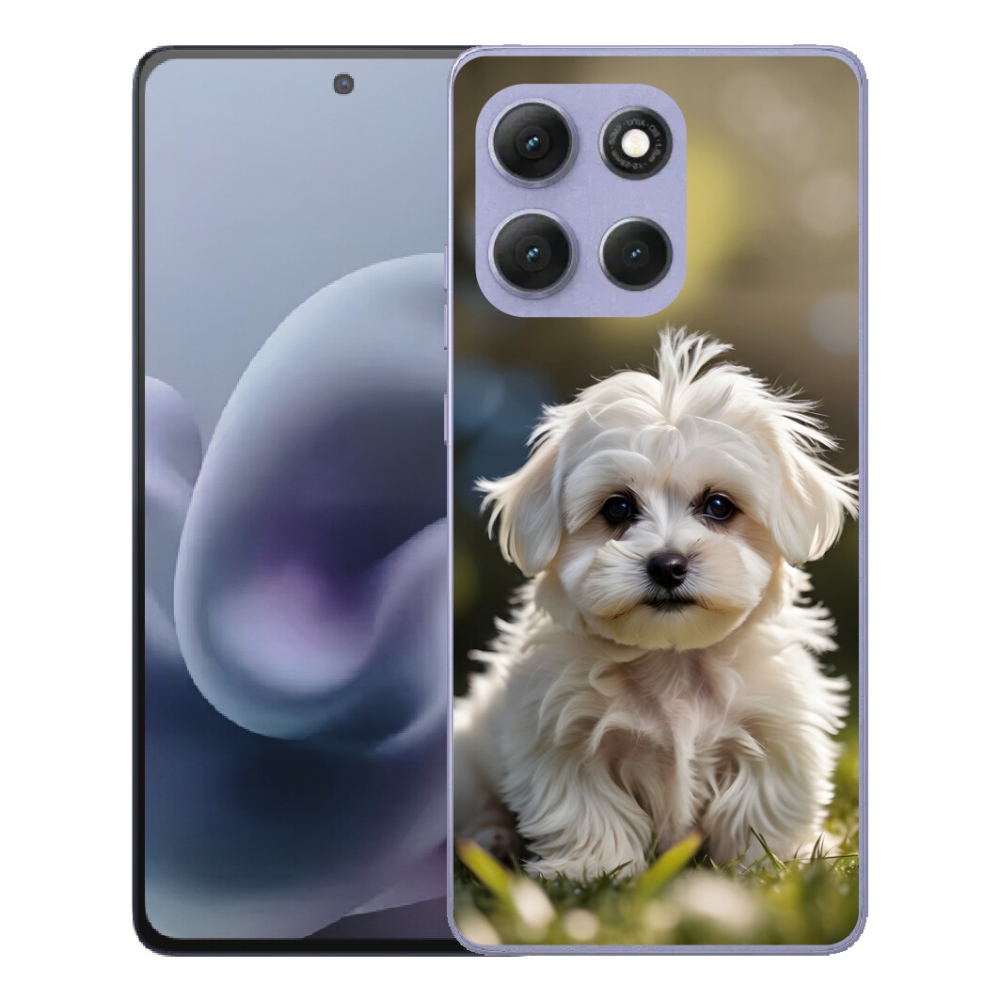 mmCase gél tok a Motorola Moto G86 Power 5G-hez – aranyos máltai kutyus
