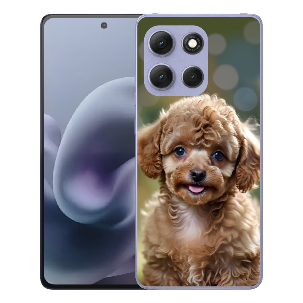 mmCase gél tok a Motorola Moto G86 Power 5G-hez – aranyos pudli