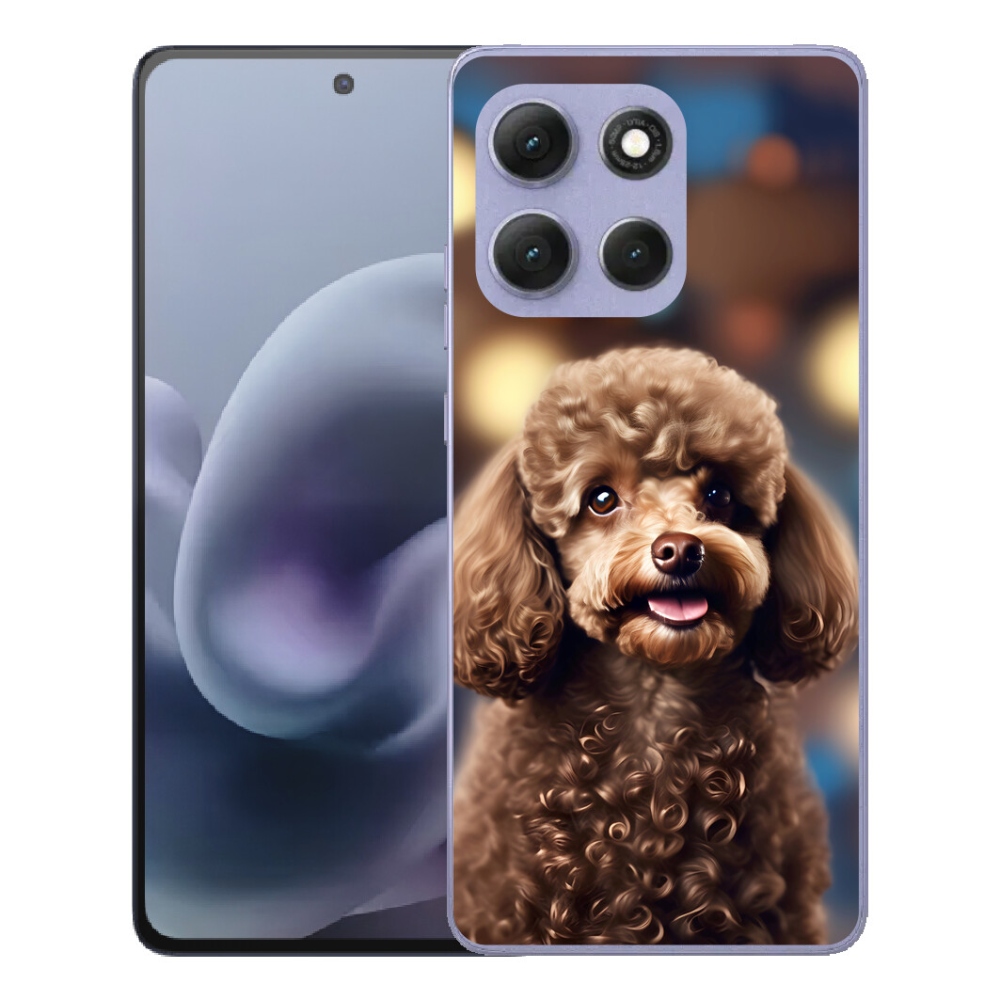 mmCase gél tok a Motorola Moto G86 Power 5G-hez – aranyos pudli