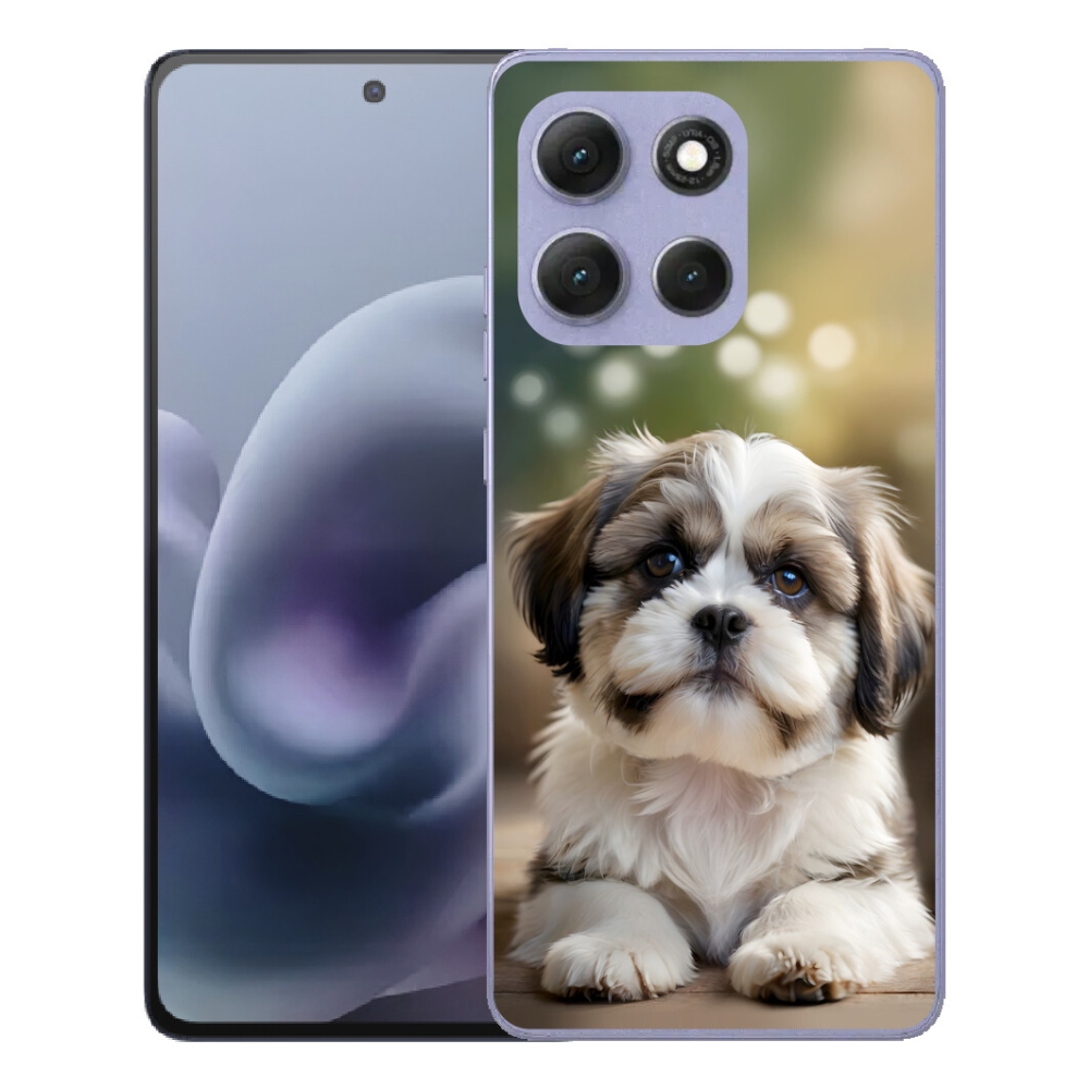 mmCase gél tok a Motorola Moto G86 Power 5G-hez – aranyos shih-tzu