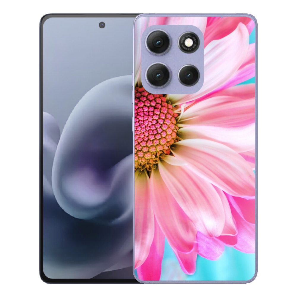 mmCase géltok a Motorola Moto G86 Power 5G-hez – rózsaszín virág