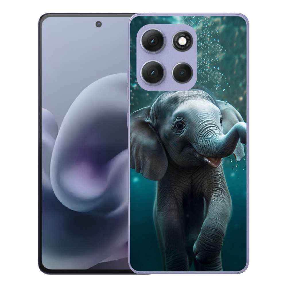 mmCase géltok a Motorola Moto G86 Power 5G-hez – víz alatti elefántborjú