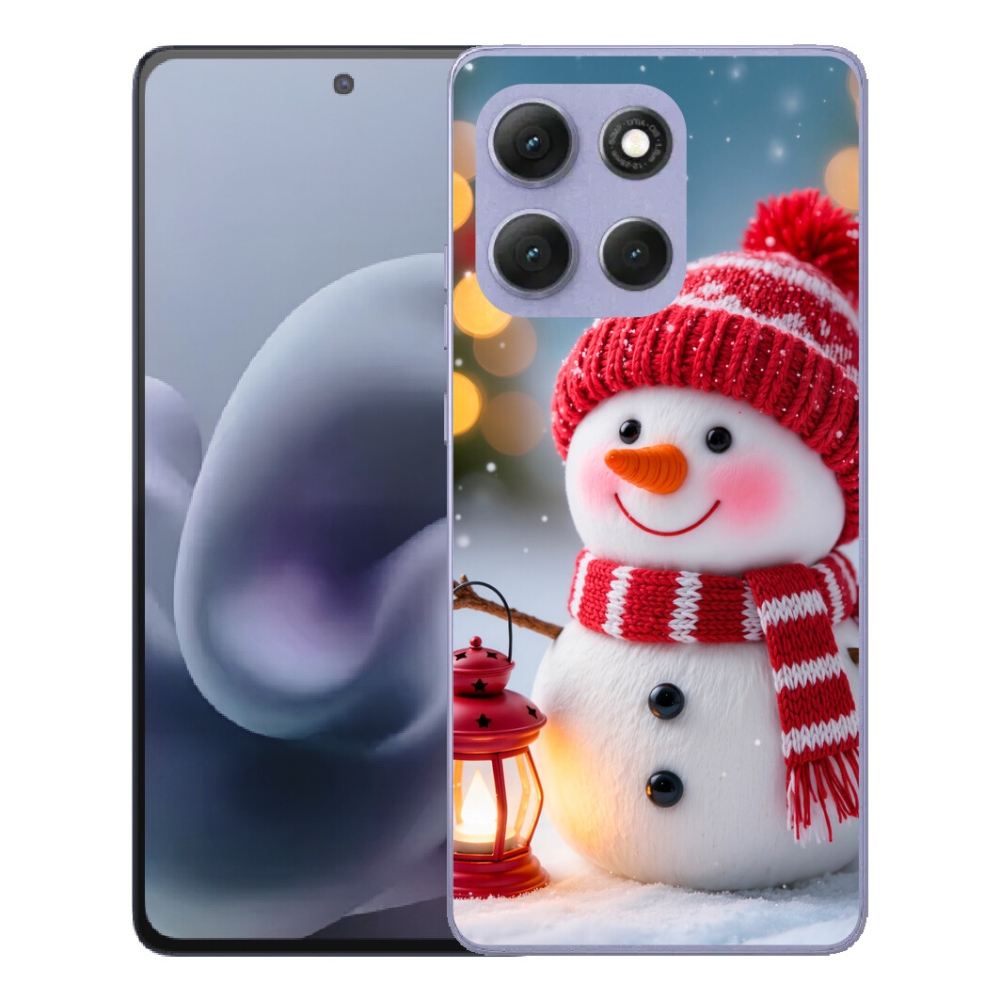 mmCase géltok a Motorola Moto G86 Power 5G-hez – hóember 2