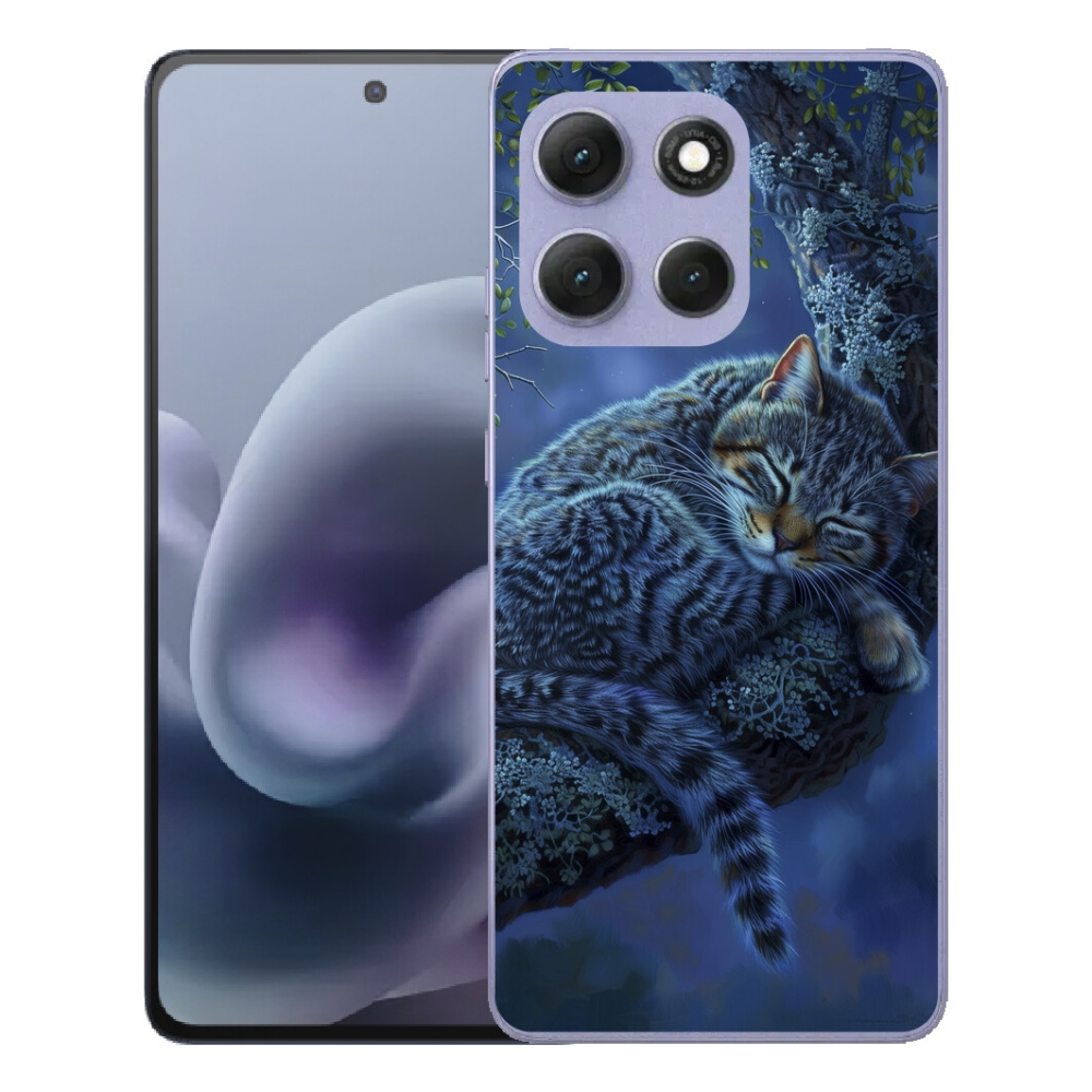 mmCase gél tok a Motorola Moto G86 Power 5G-hez – alvó macska