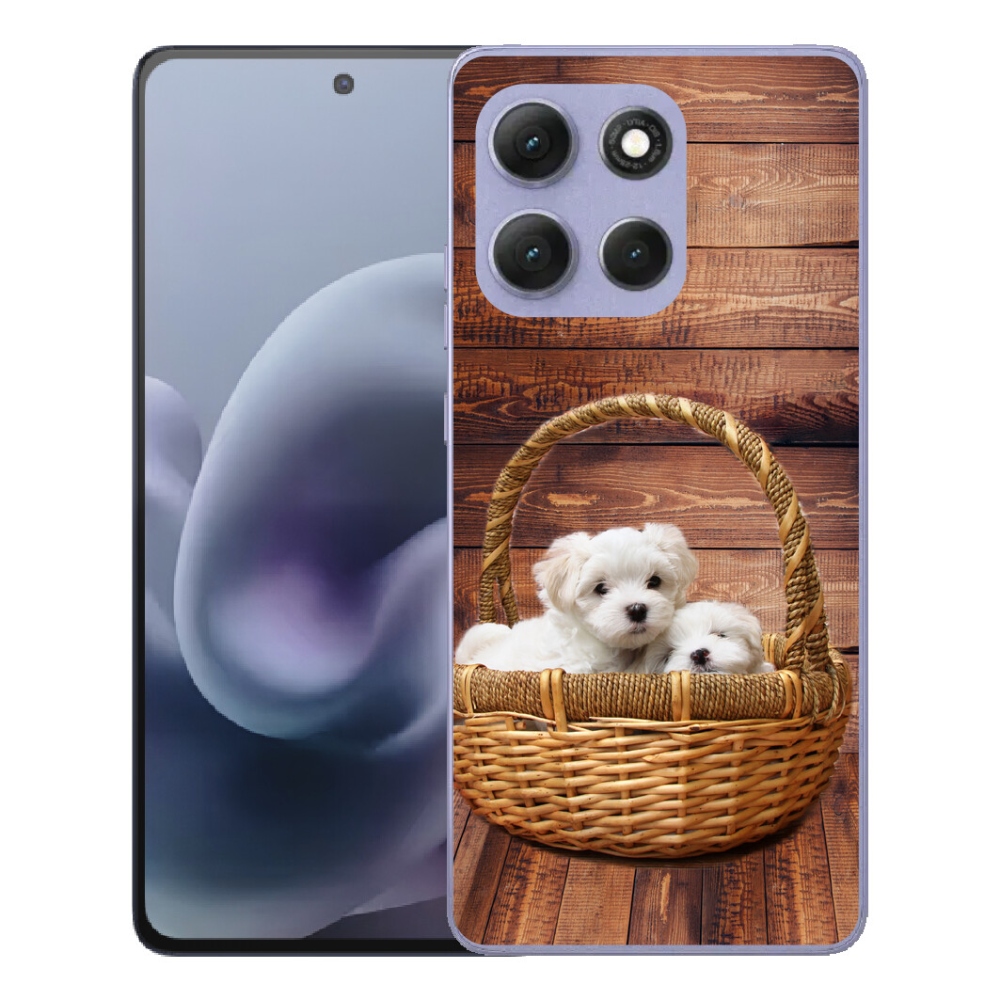 mmCase gél tok a Motorola Moto G86 Power 5G-hez – kiskutyák