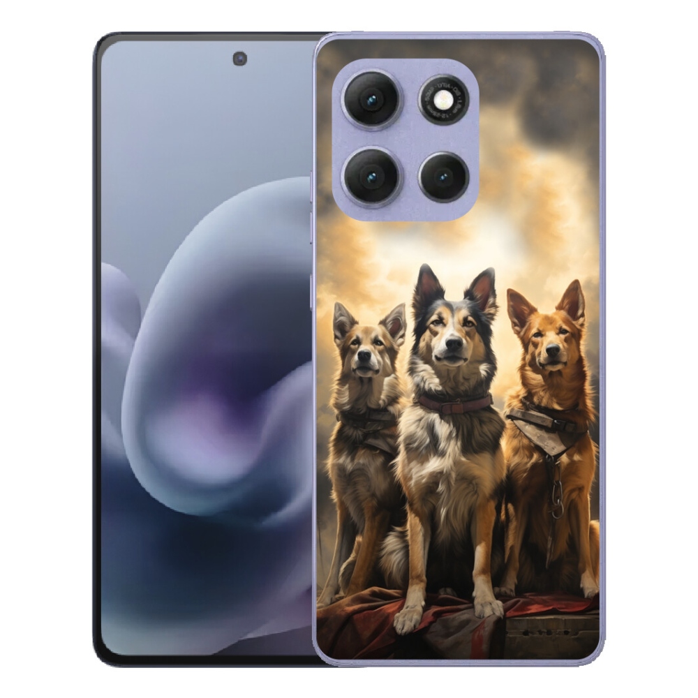 mmCase gélhuzat a Motorola Moto G86 Power 5G-hez – három kutyus