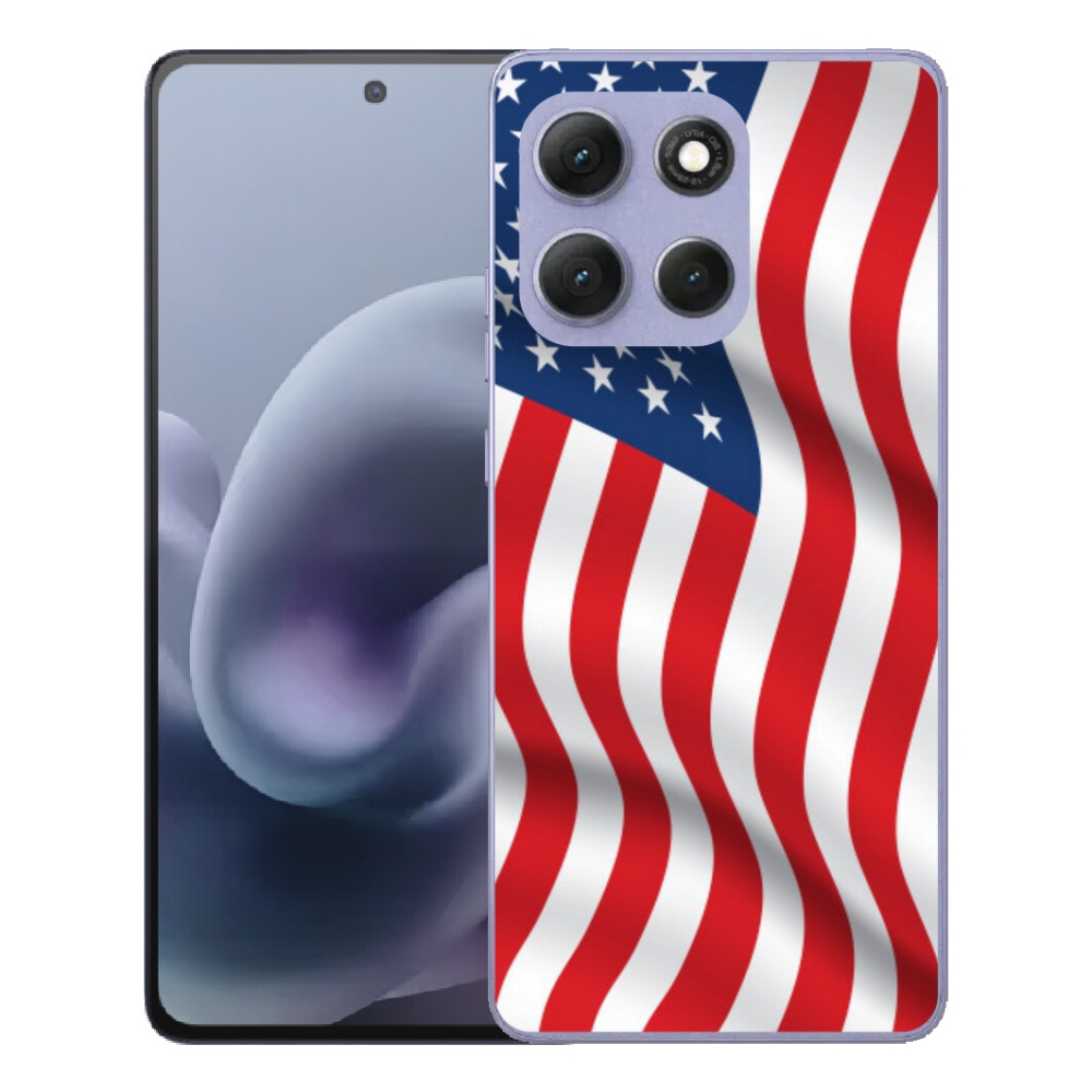 mmCase géltok a Motorola Moto G86 Power 5G-hez – amerikai zászló