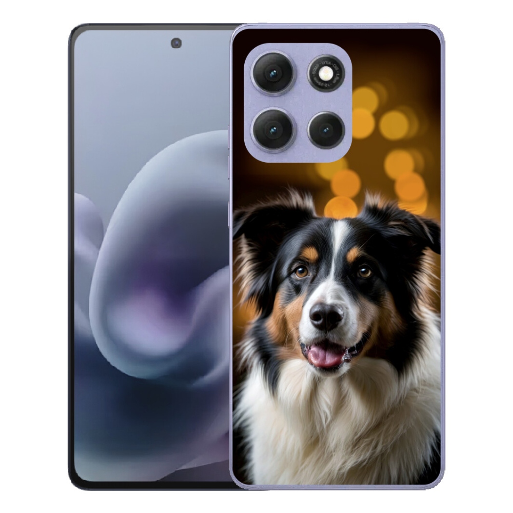 mmCase gél tok a Motorola Moto G86 Power 5G-hez – mosolygós ausztrál juhászkutya