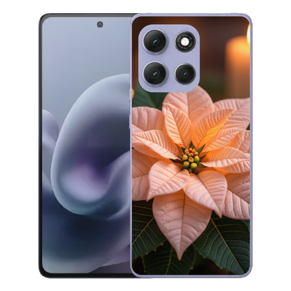 mmCase gélhuzat a Motorola Moto G86 Power 5G-hez – karácsonyi csillag