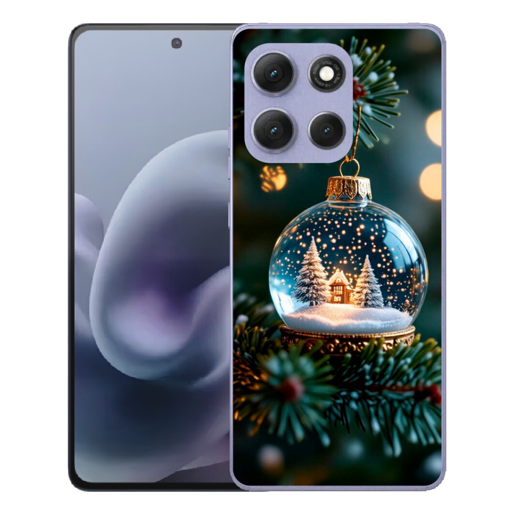 mmCase gél tok a Motorola Moto G86 Power 5G-hez – karácsonyi gömb 2