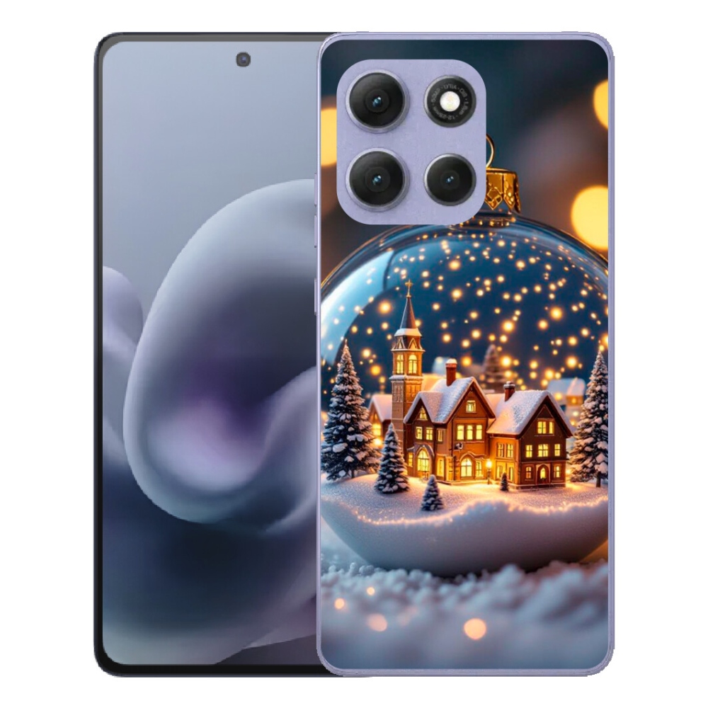 mmCase gél tok a Motorola Moto G86 Power 5G-hez – karácsonyi gömb 4