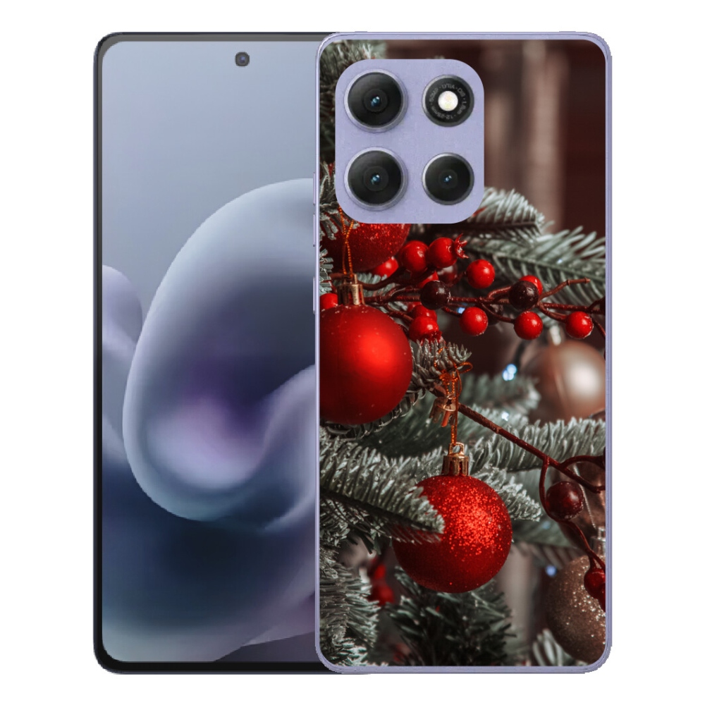 mmCase gélhuzat a Motorola Moto G86 Power 5G-hez – karácsonyi díszek 2