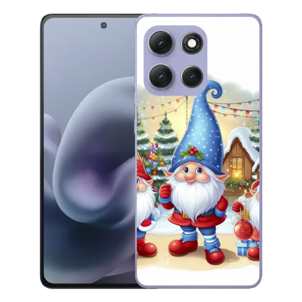 mmCase gél tok a Motorola Moto G86 Power 5G-hez – karácsonyi manók