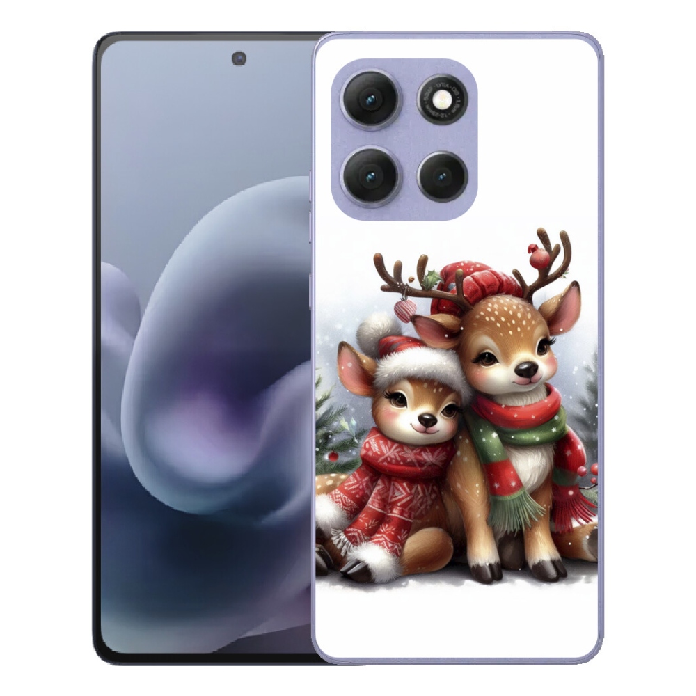 mmCase géltok a Motorola Moto G86 Power 5G-hez – karácsonyi rénszarvasok