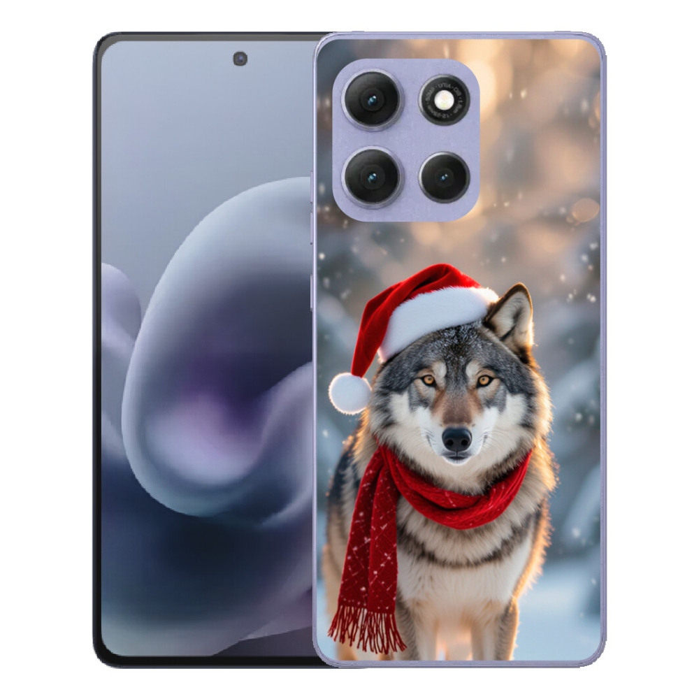 mmCase gél tok a Motorola Moto G86 Power 5G-hez – karácsonyi farkas