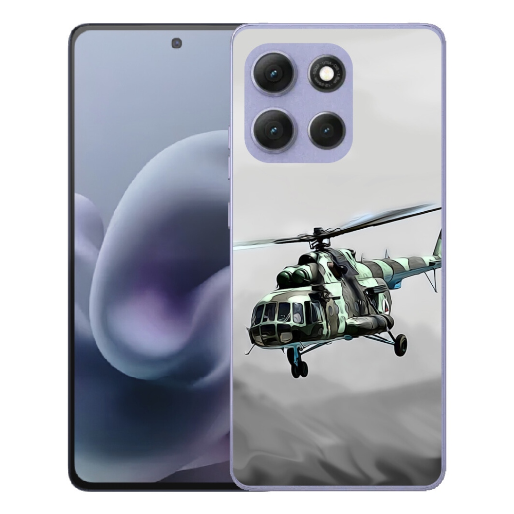mmCase gél tok a Motorola Moto G86 Power 5G-hez – katonai helikopter