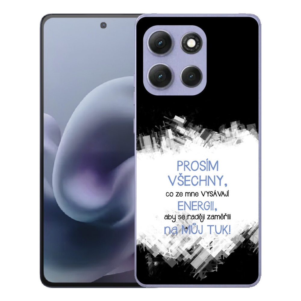 mmCase géltok a Motorola Moto G86 Power 5G-hez – vicces felirat, 1 db, kék