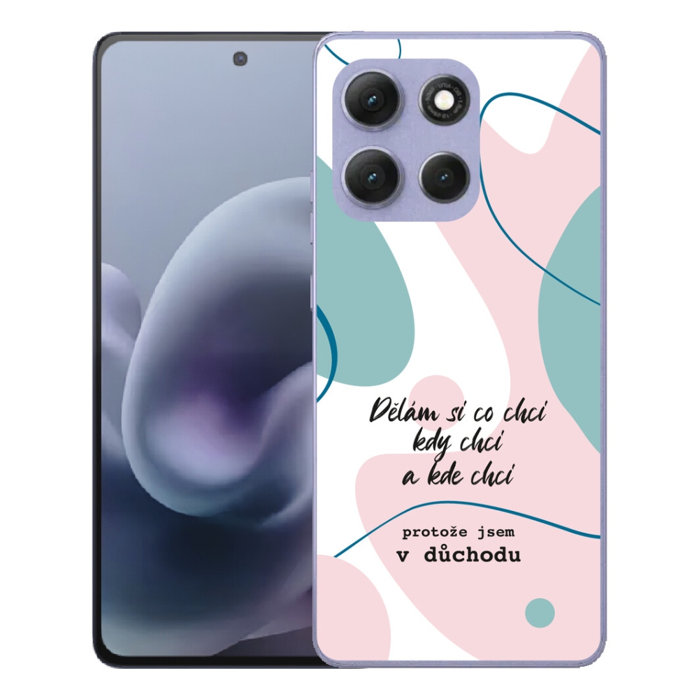 mmCase géltok a Motorola Moto G86 Power 5G-hez – vicces felirat, 10 fehér háttér